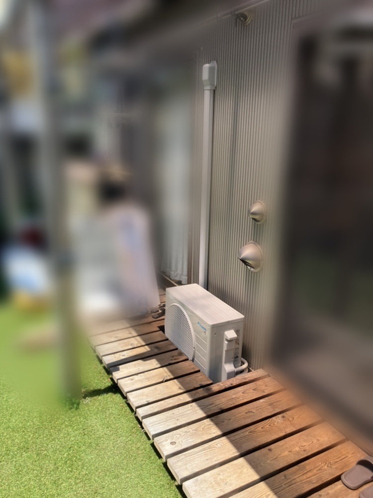 杉並区施工後室外機