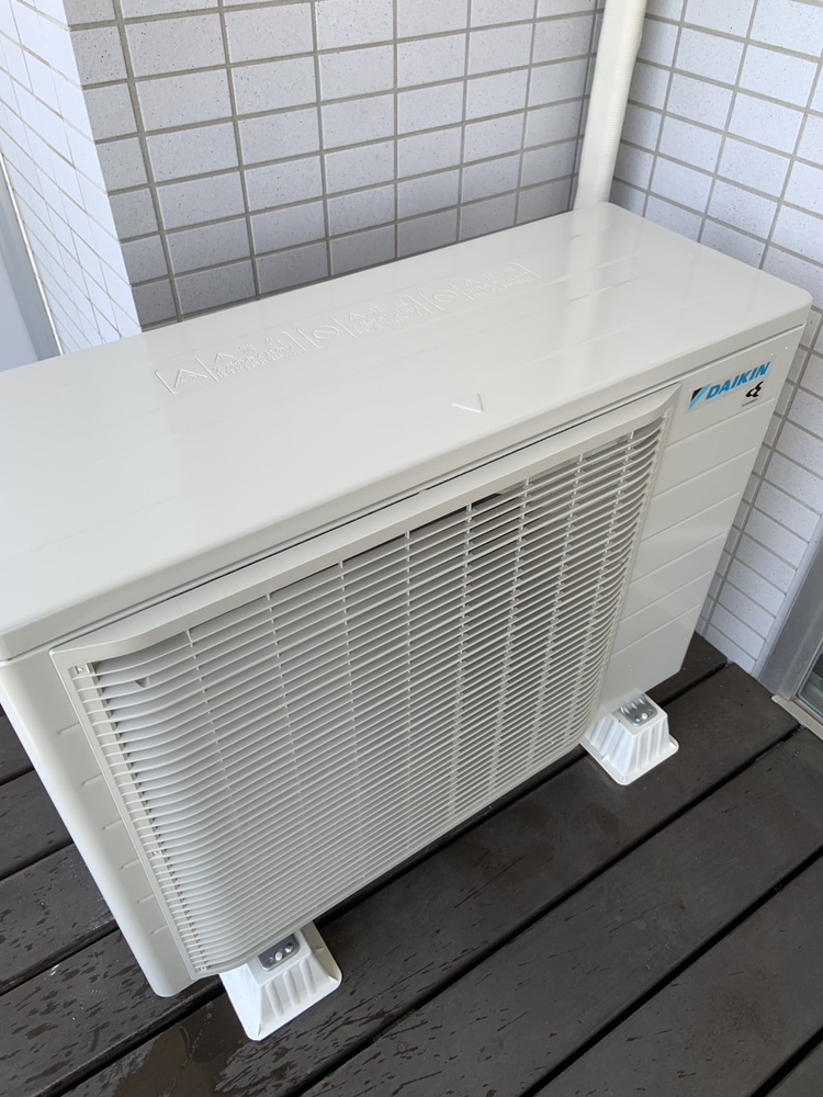 稲城市施工後室外機