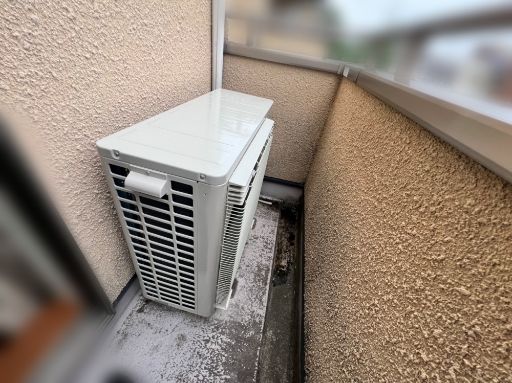 足立区施工後室外機