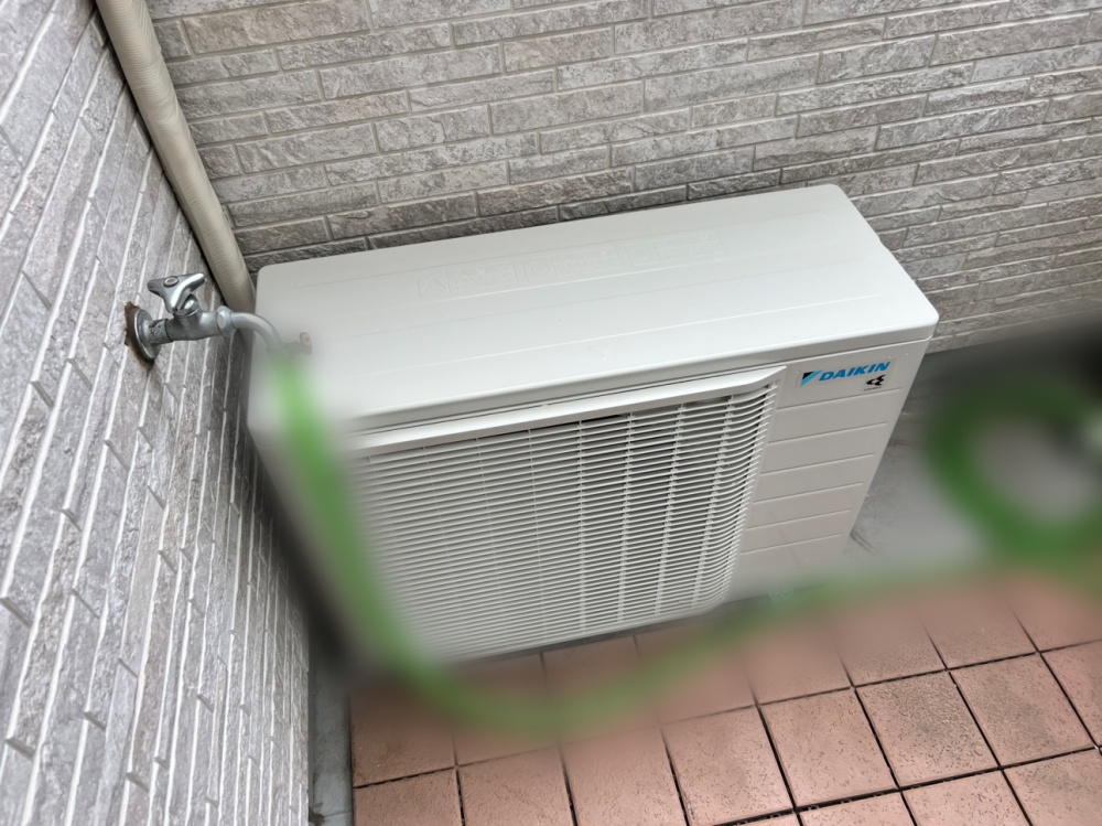 足立区施工後室外機