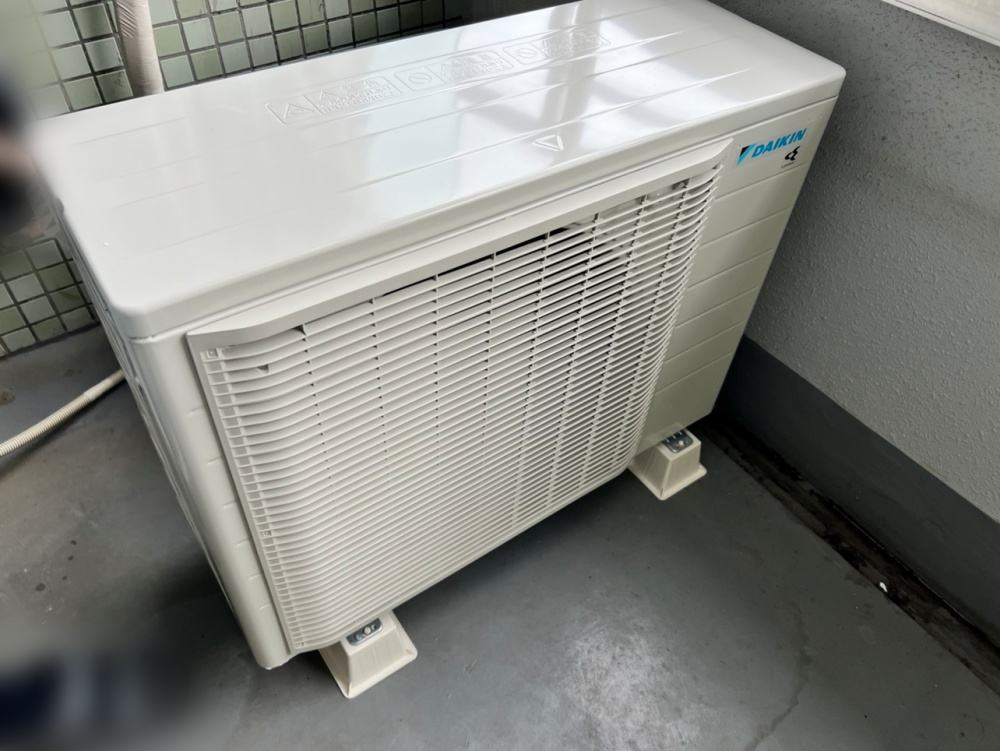 足立区施工後室外機