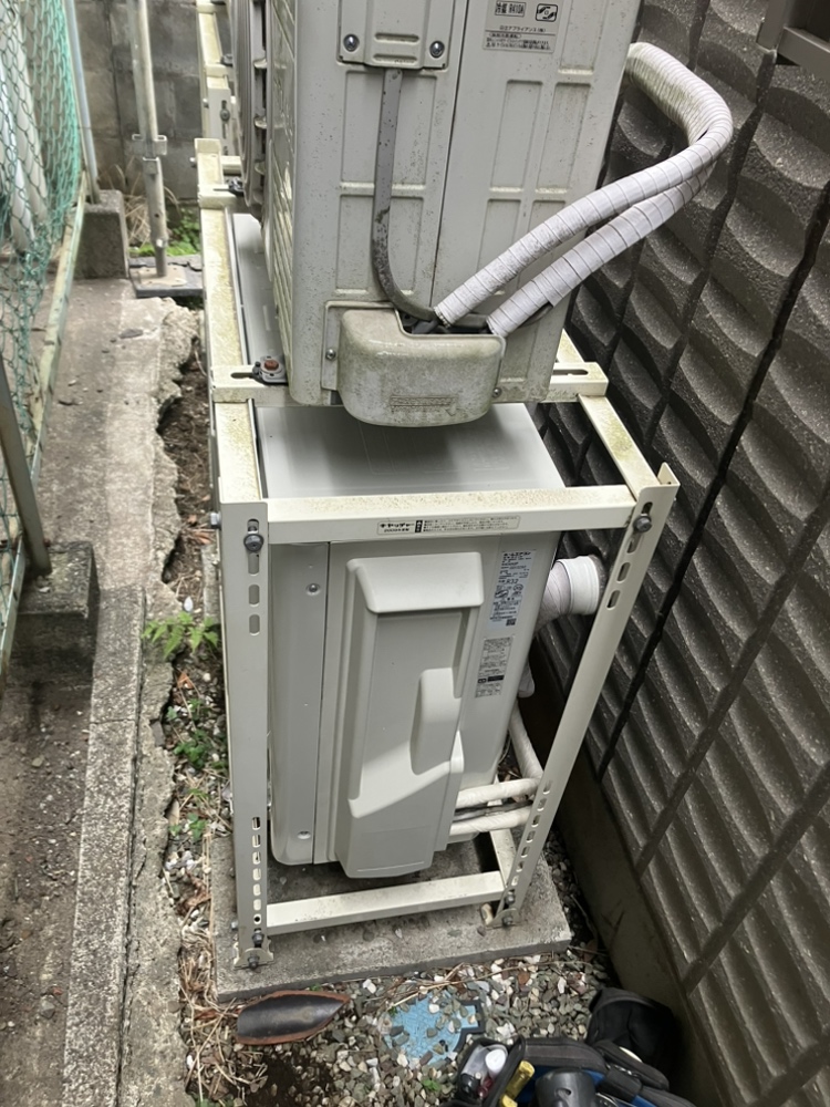町田市施工後室外機