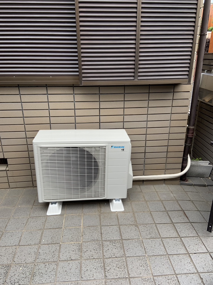 練馬区施工後室外機
