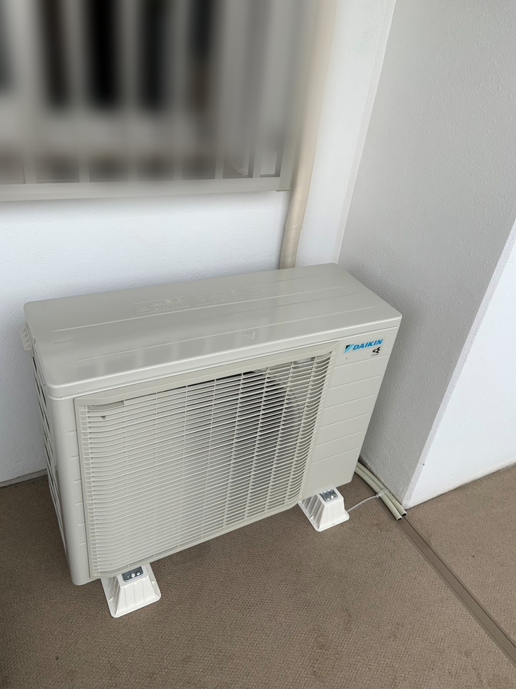 杉並区施工後室外機