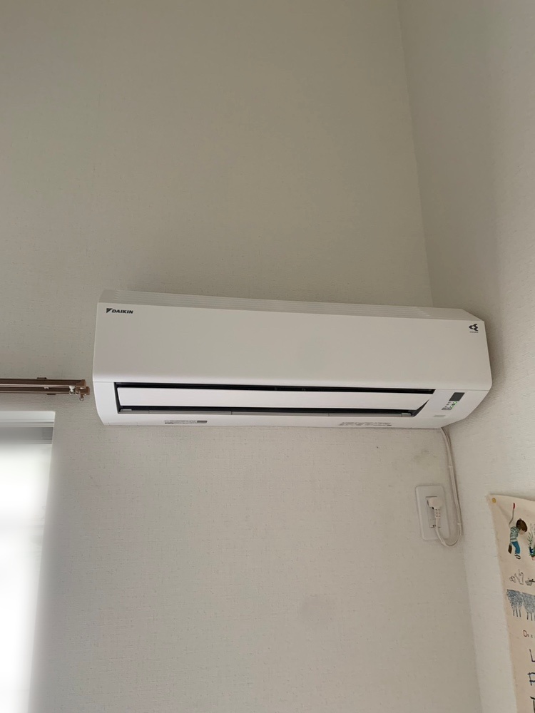 東京都国分寺市でダイキン8畳用に入れ替え｜S255ATES