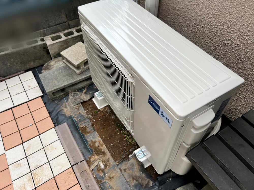 多摩市施工後室外機