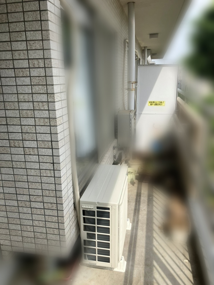 杉並区施工後室外機