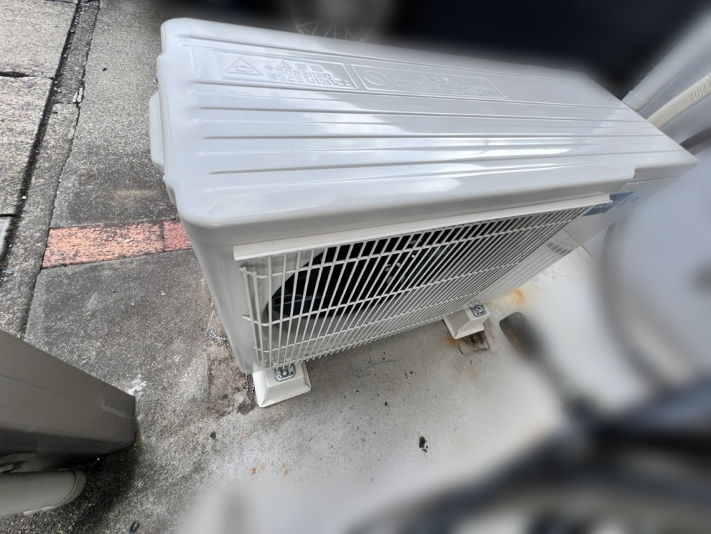 川口市施工後室外機
