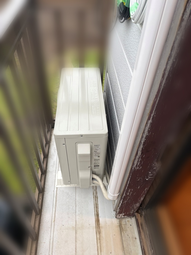 東久留米市施工後室外機