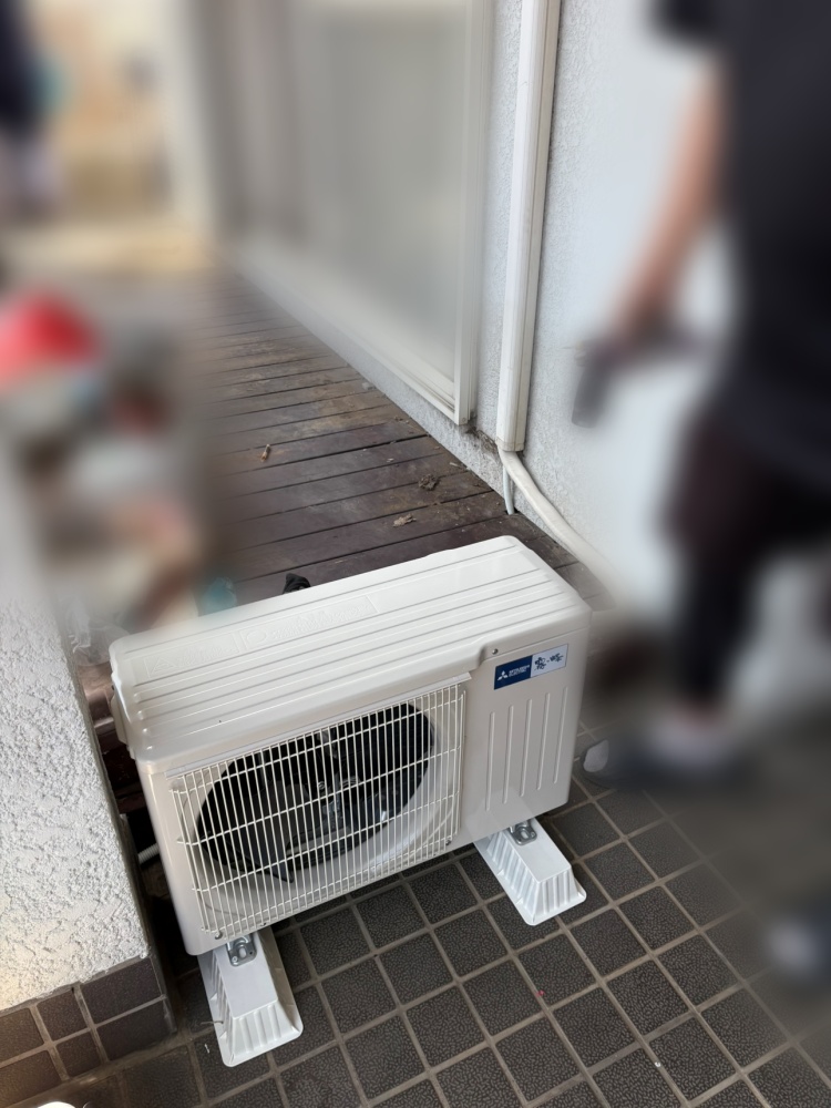 あきる野市施工後室外機