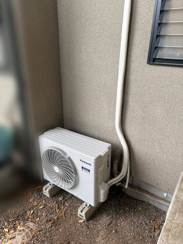 あきる野市施工後室外機