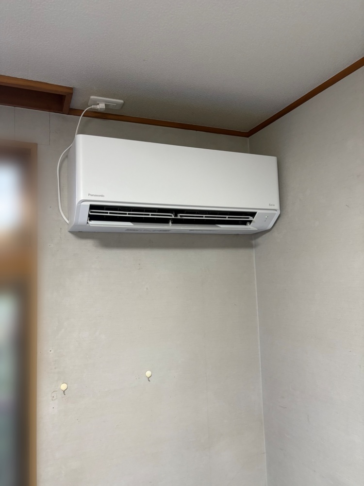 東京都練馬区でパナソニック6畳用を入れ替え｜CS-225DFL・外カバー再利用