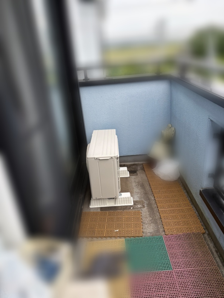 瑞穂町施工後室外機
