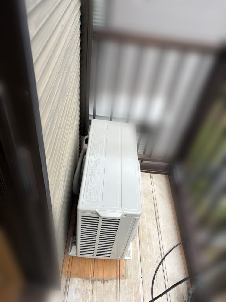 あきる野市施工後室外機