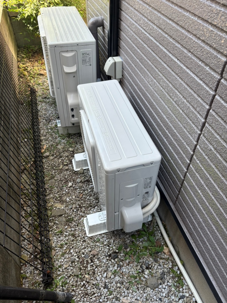 あきる野市施工後室外機