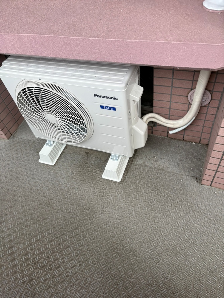 東大和市施工後室外機