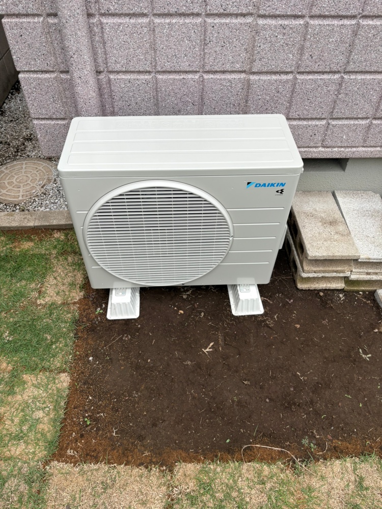 東大和市施工後室外機