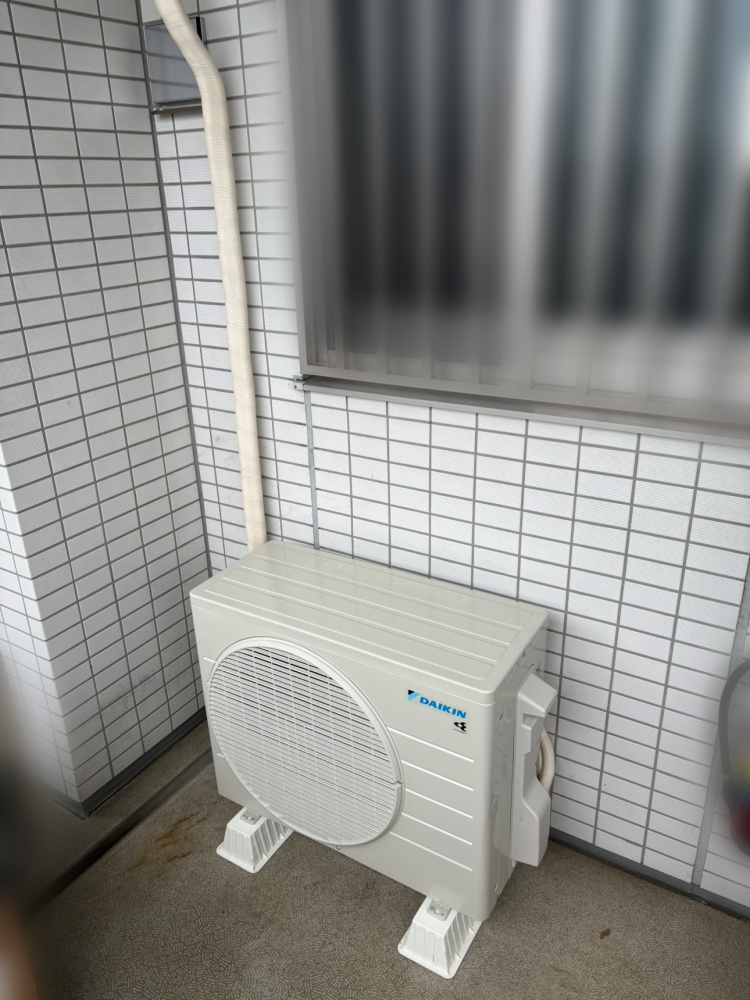 武蔵野市施工後室外機