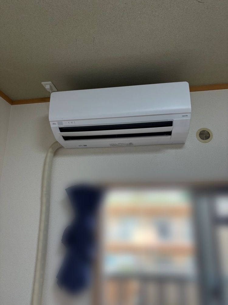 東京都清瀬市で富士通ゼネラルnocria Lシリーズ6畳用を新規取付|AS-L225S