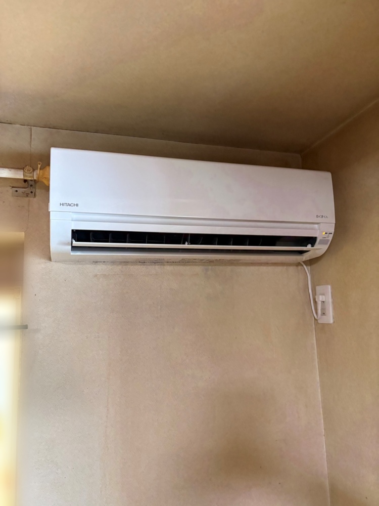東京都小平市で日立白くまくん12畳用を入れ替え｜RAS-AJ3625