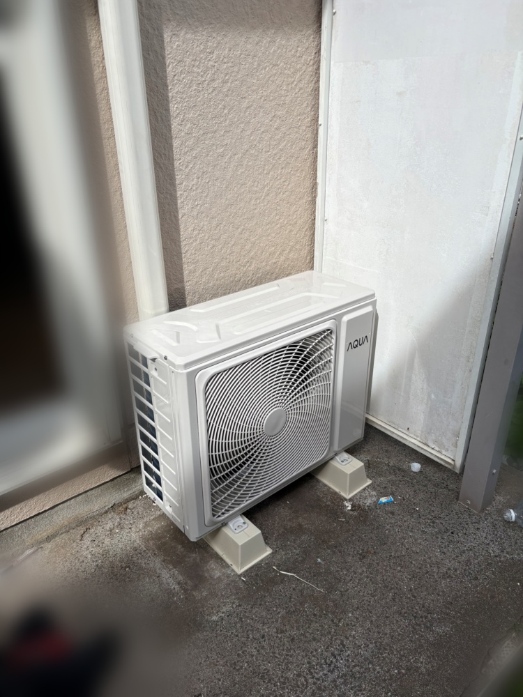 武蔵村山市施工後室外機
