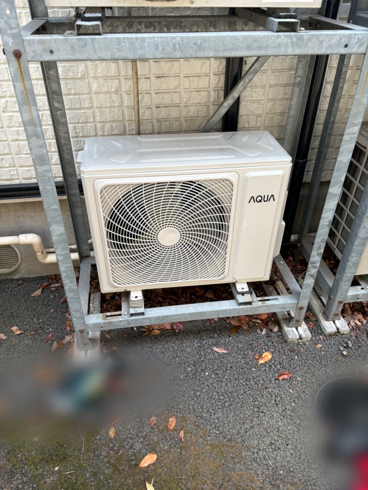 青梅市施工後室外機