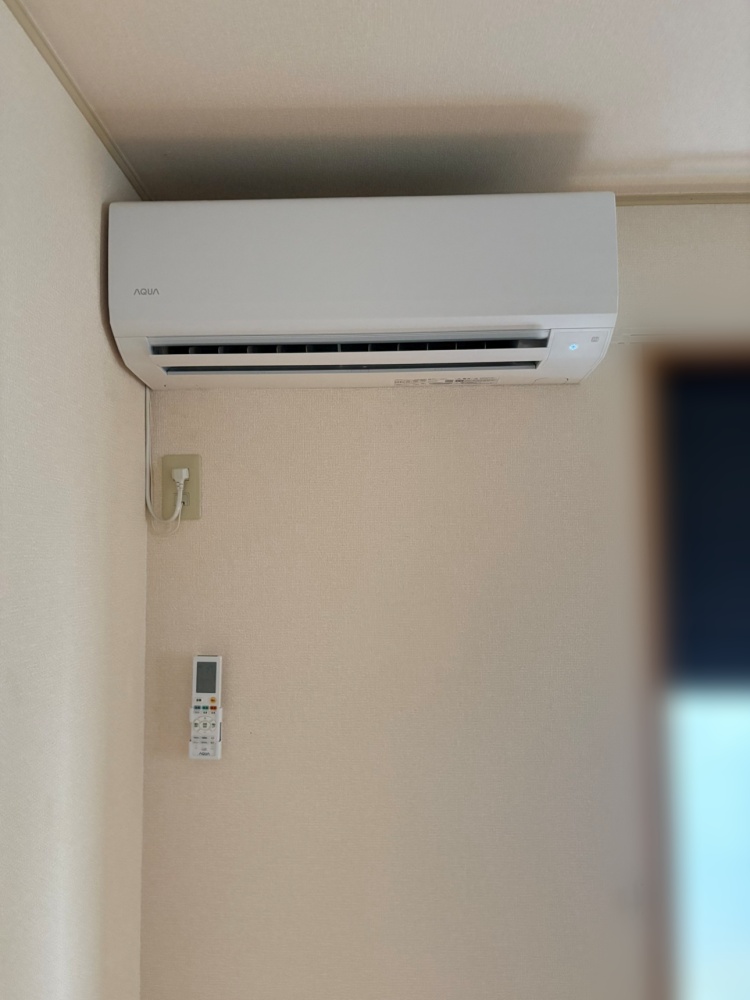 青梅市施工後室内機