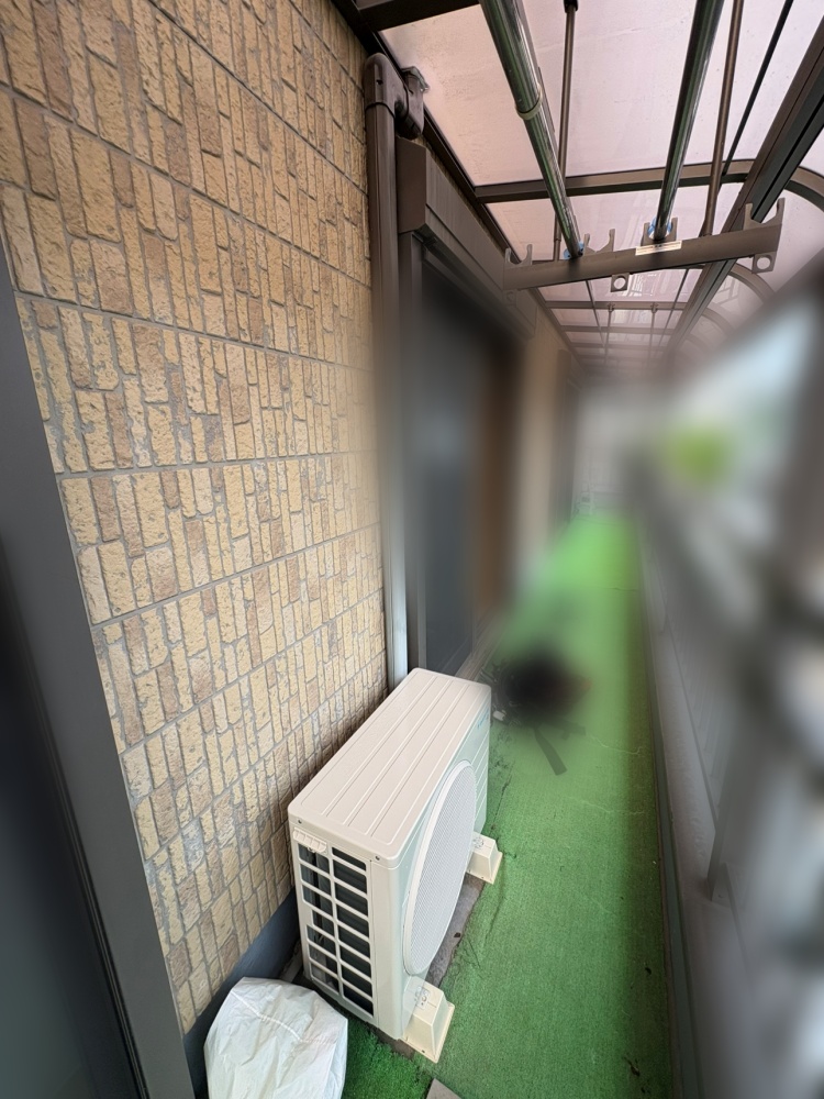 昭島市施工後室外機