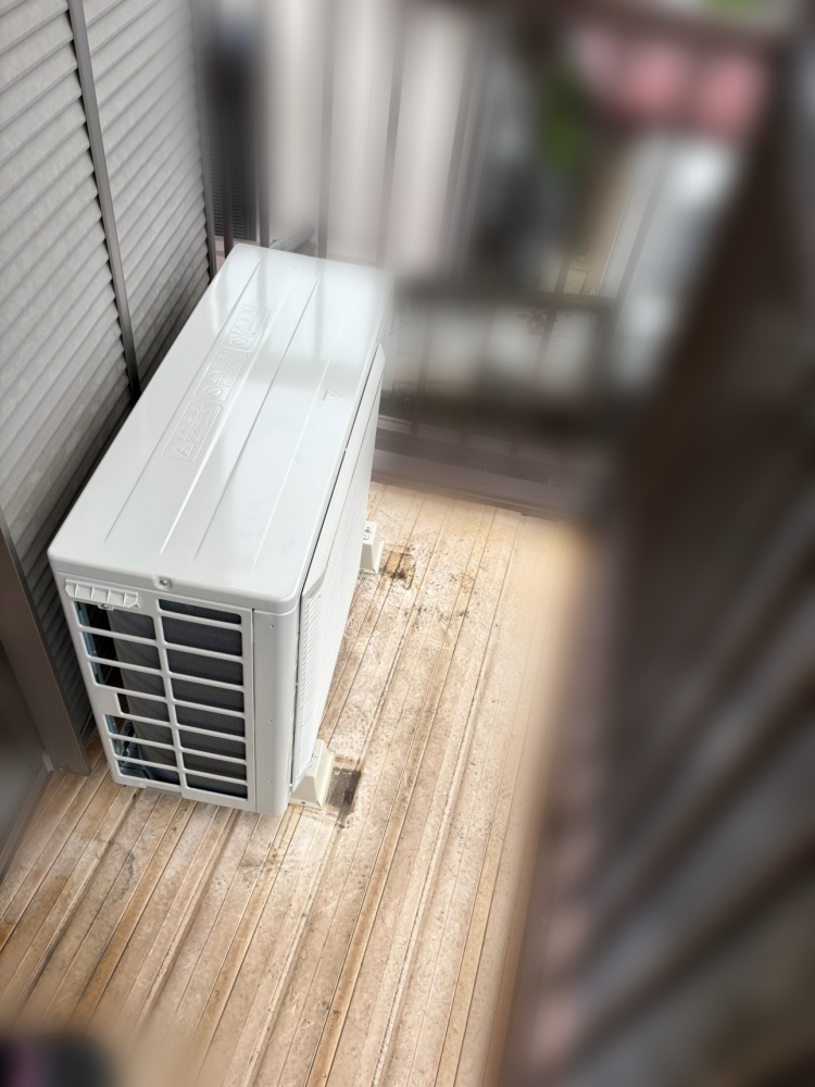 あきる野市施工後室外機
