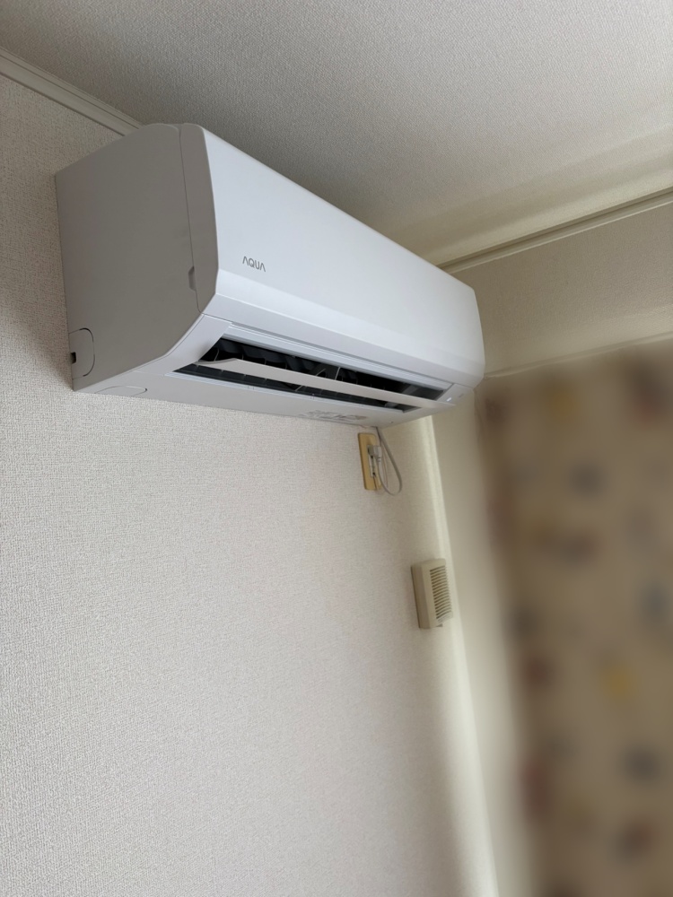 東京都東大和市でAQUA 6畳用を新規取付｜AQA-E225A