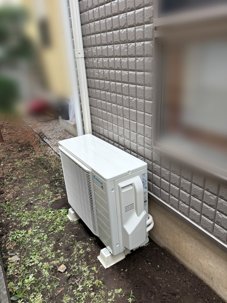 東久留米市施工後室外機