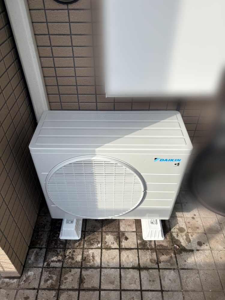 昭島市施工後室外機