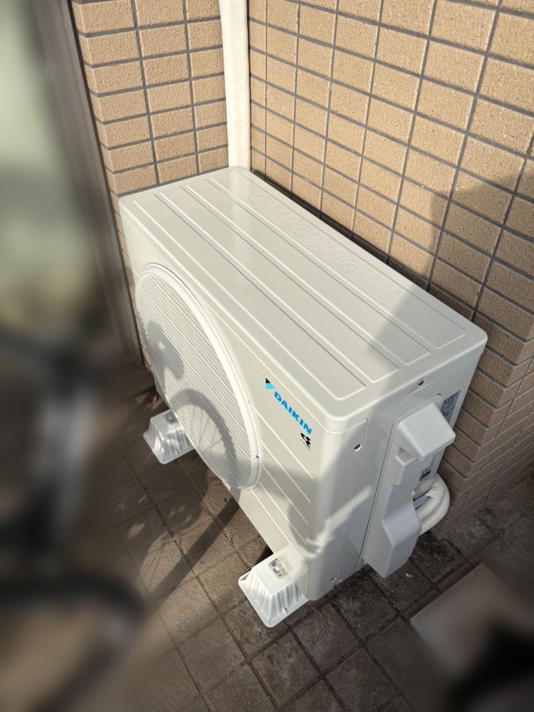 昭島市施工後室外機