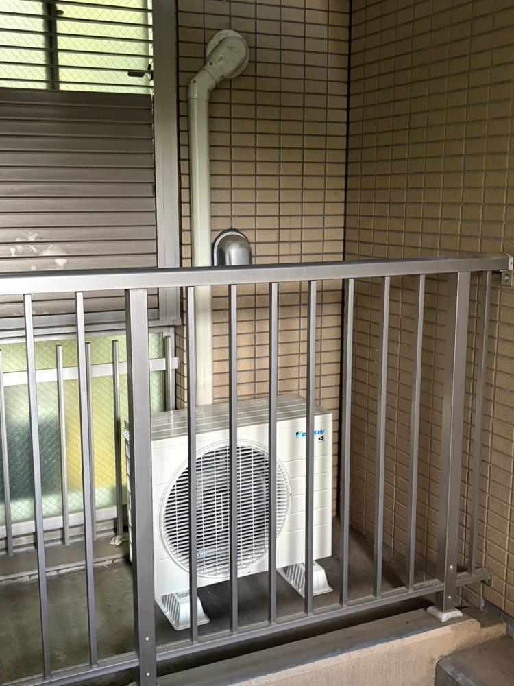 昭島市施工後室外機