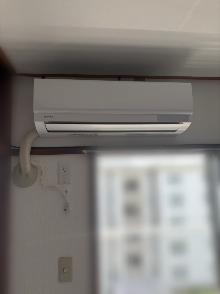 埼玉県狭山市で東芝10畳用を新規取付｜RAS-2815T