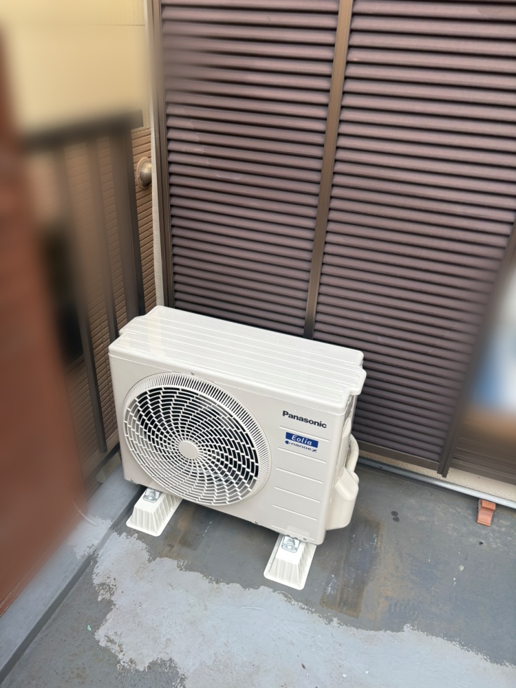 所沢市施工後室外機