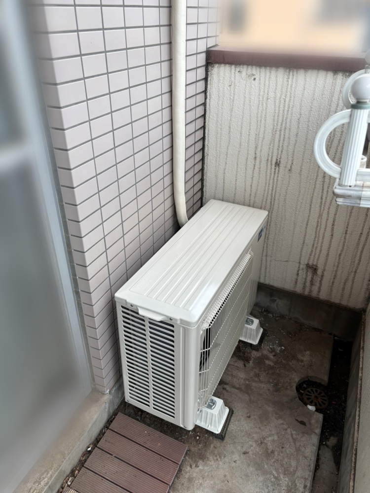所沢市施工後室外機