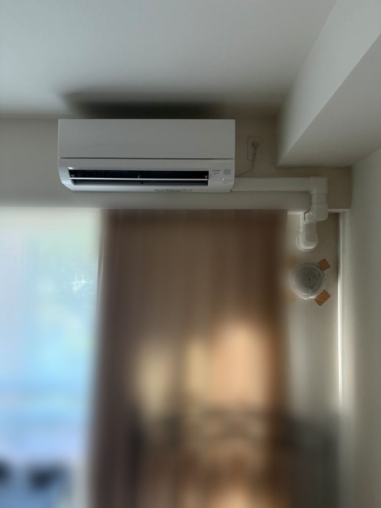 東京都立川市で三菱6畳用を入れ替え|MSZ-GV2225