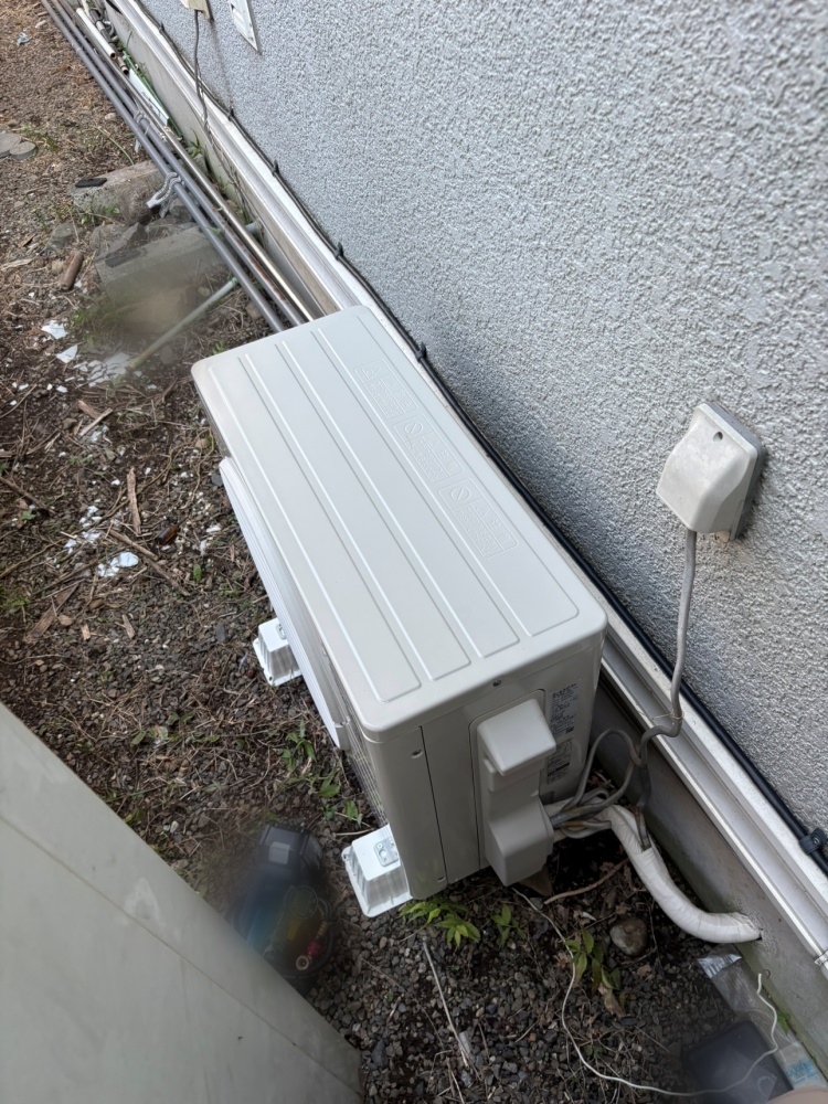 あきる野市施工後室外機