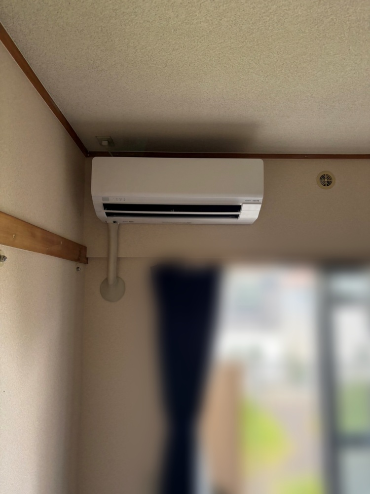 東京都小平市で富士通ゼネラルLシリーズ6畳用を新規取付｜AS-L226T