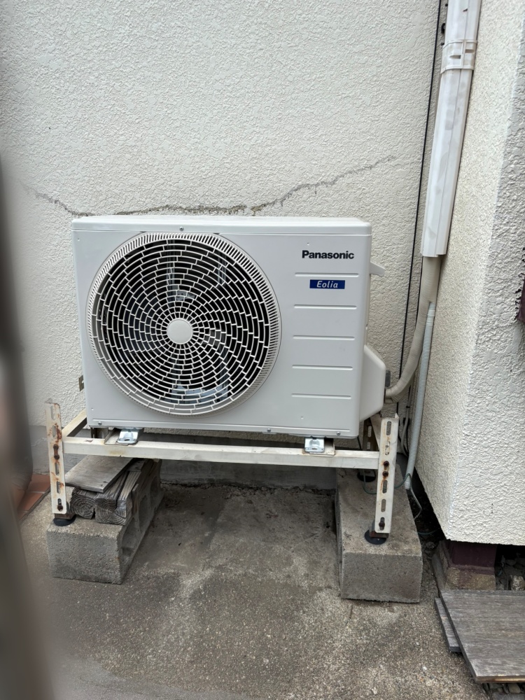 西多摩郡瑞穂町施工後室外機