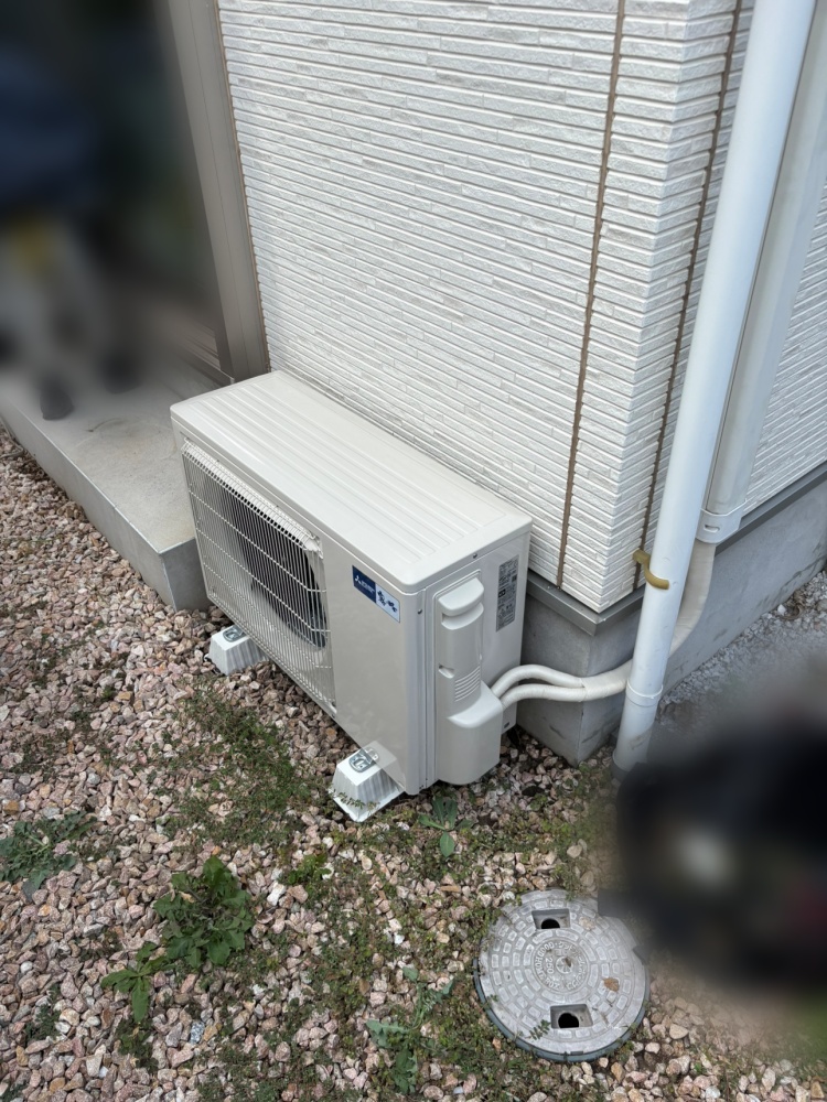 昭島市施工後室外機
