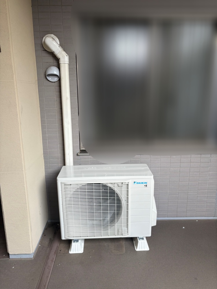 西東京市施工後室外機