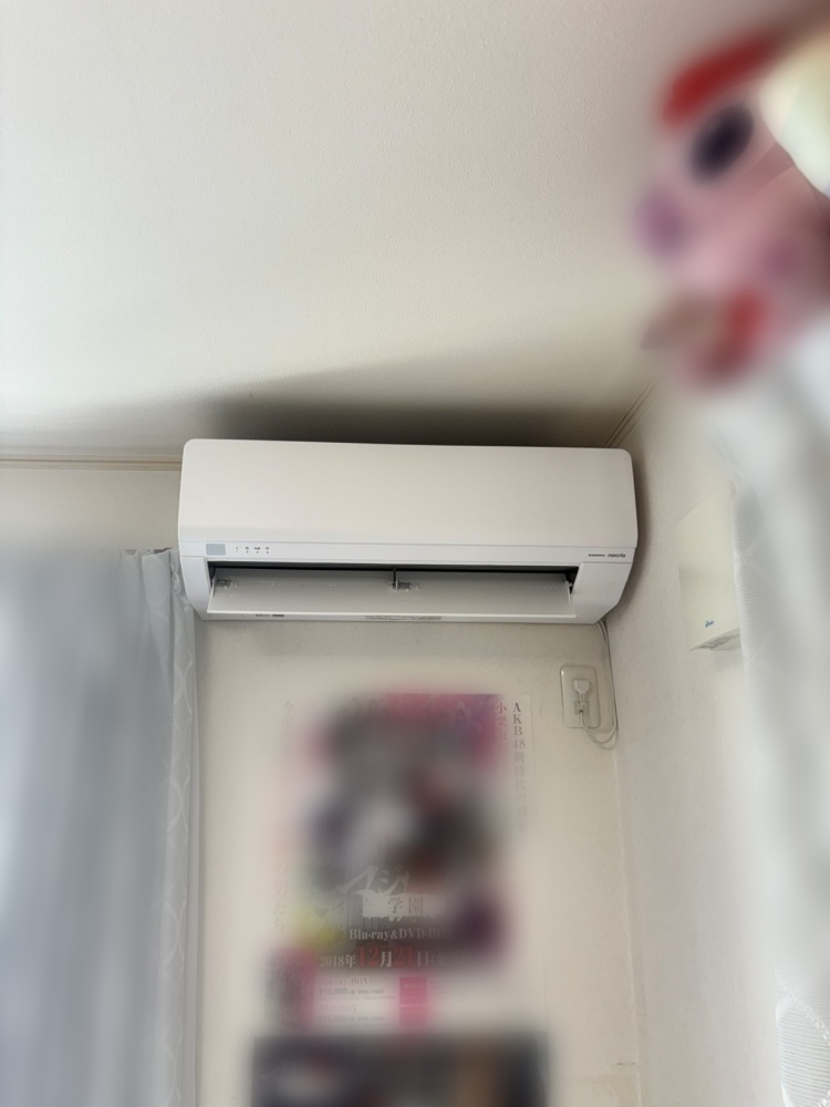東京都小平市で富士通ゼネラルLシリーズ6畳用2台を入れ替え｜AS-L226T