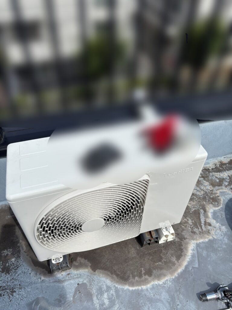 東大和市施工後室外機
