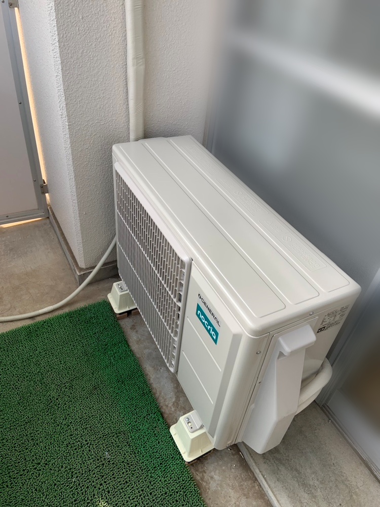 杉並区施工後室外機