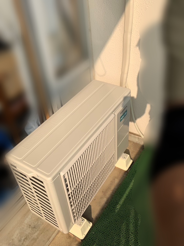 杉並区施工後室外機