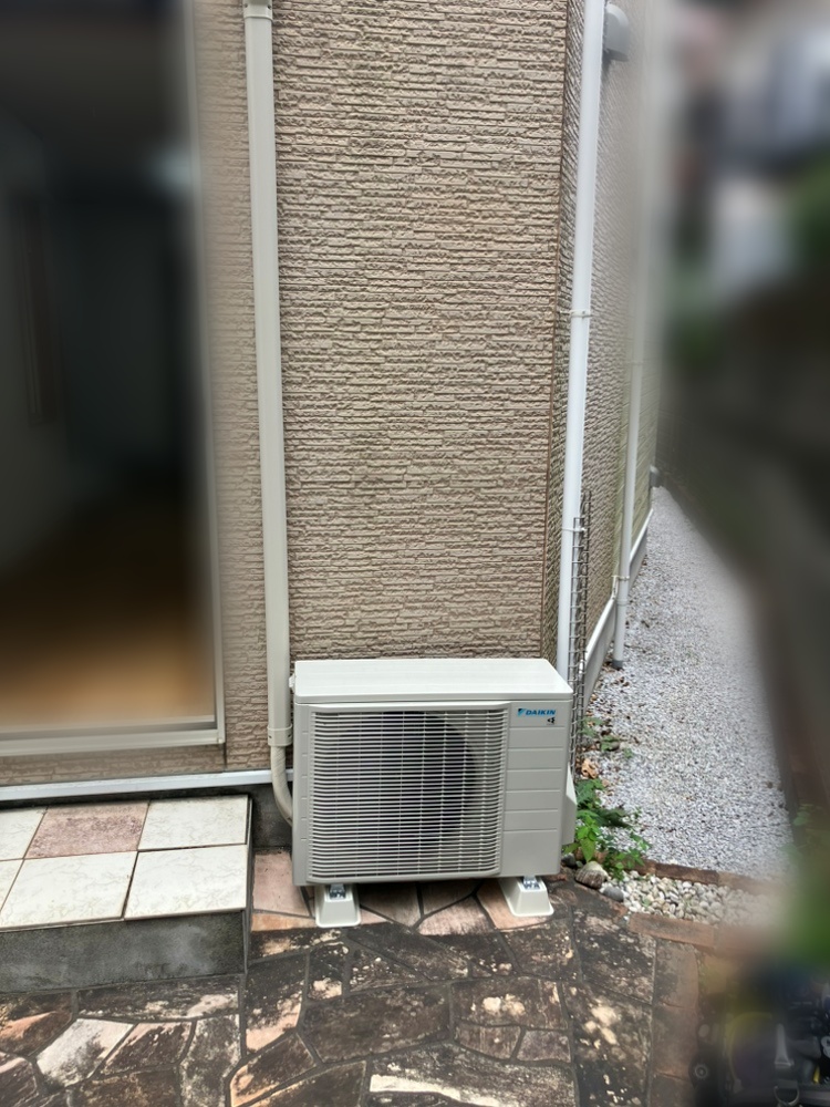 町田市施工後室外機