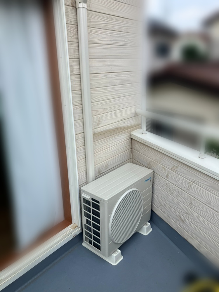 町田市施工後室外機