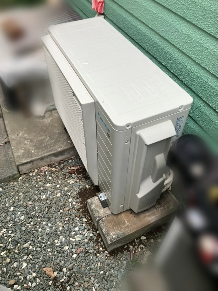 日野市施工後室外機